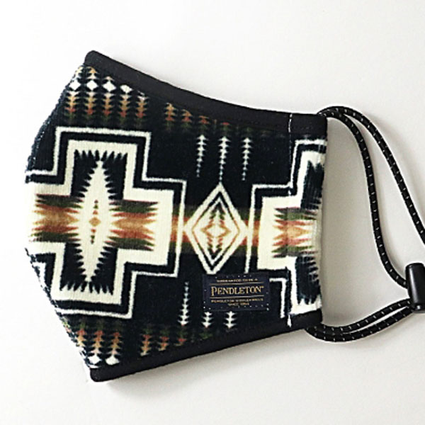 ��PENDLETON(�ڥ�ɥ�ȥ�)��pile fabric mask �ͥ��ƥ����� �ѥ���ޥ���