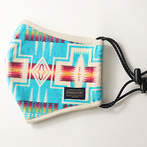 ��PENDLETON(�ڥ�ɥ�ȥ�)��pile fabric mask �ͥ��ƥ����� �ѥ���ޥ���