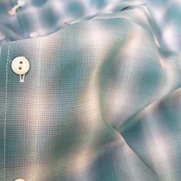 BIG MIKEʥӥåޥˡLot 10245012 OMBRE Rayon Mix Ombre Check L/S Shirts ֥ 졼 å ͥƥ֥ѥˡ NATIVE JAPANESE