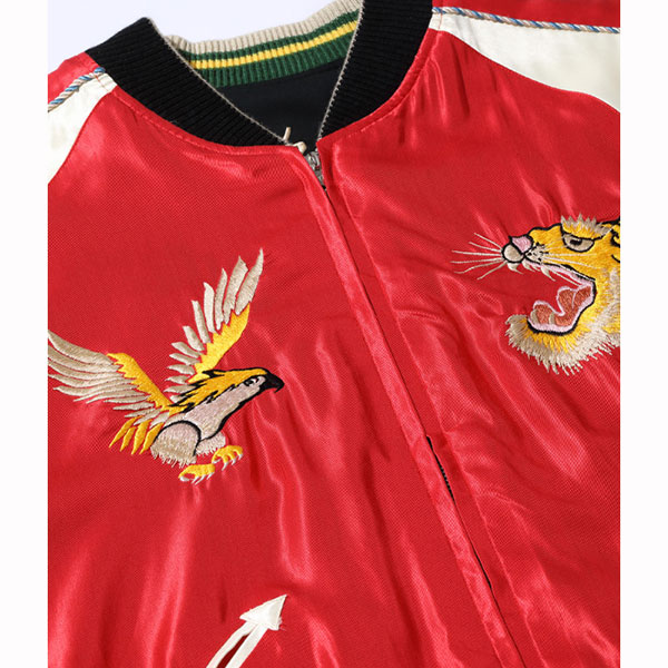 �ڥơ��顼���Ρ� Early 1950s Style Acetate Souvenir Jacket ��ROARING TIGER�� �� ��EAGLE�� ��������� �����٥˥����㥱�å� Lot No. TT15390-165