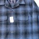 TOWNCRAFTʥ󥯥եȡˡ 50S OPEN WOOL SHIRTS CHECK OPEN SHIRTS Ĺµ֥å