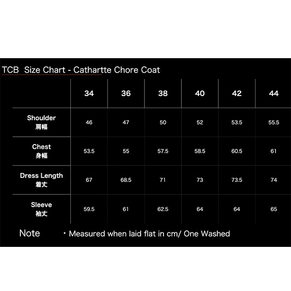 ��TCB JEANS�ʥƥ��������ӡ� �����󥺡��ˡ�TCB Cathartt Chore Coat 10OZ