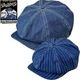 ��Dapper's�ʥ��åѡ���)��MW Special Casquette LOT1833 �ϥ���󥰥���å� �ǥ˥� ���㥹���å� ����ǥ��� �ǥ˥� INDIGO DENIM �����Хå��� �ǥ˥� WABASH