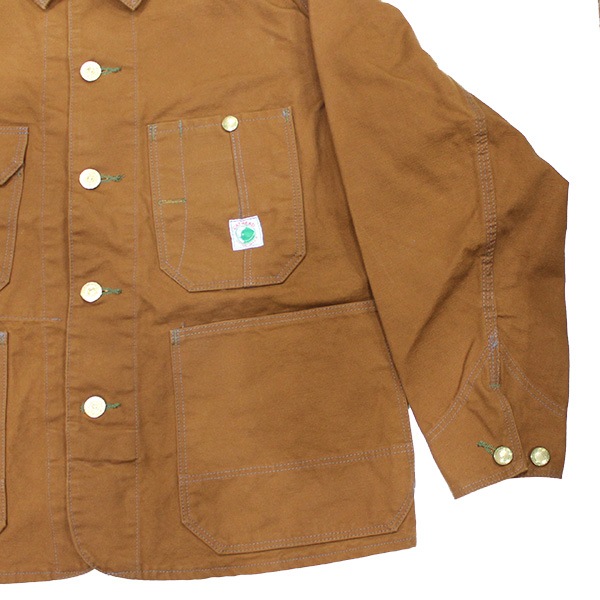 ��TCB JEANS�ʥƥ��������ӡ� �����󥺡��ˡ�Cat Head Jacket Brown Canvas ����åȥإå� �֥饦�󥭥��Х� ���㥱�å� �ǥ˥� ���С������������� JAPAN DENIM