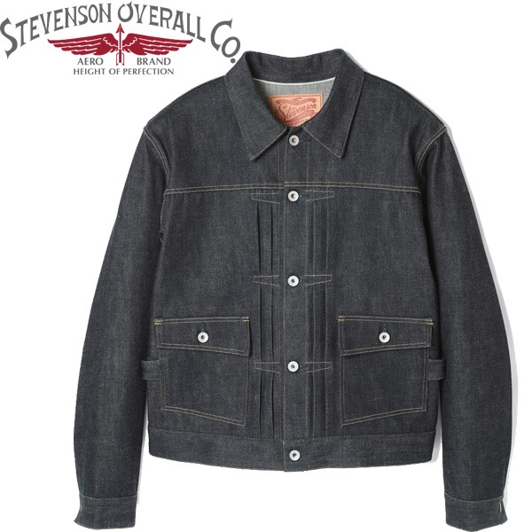 ��Stevenson Overall Co.�ʥ��ƥ����֥󥽥� �����С�������ˡ�Ranch Rider - 404 COWBOY JACKET DENIM JACKET TYP2 2nd ������� INDIGO