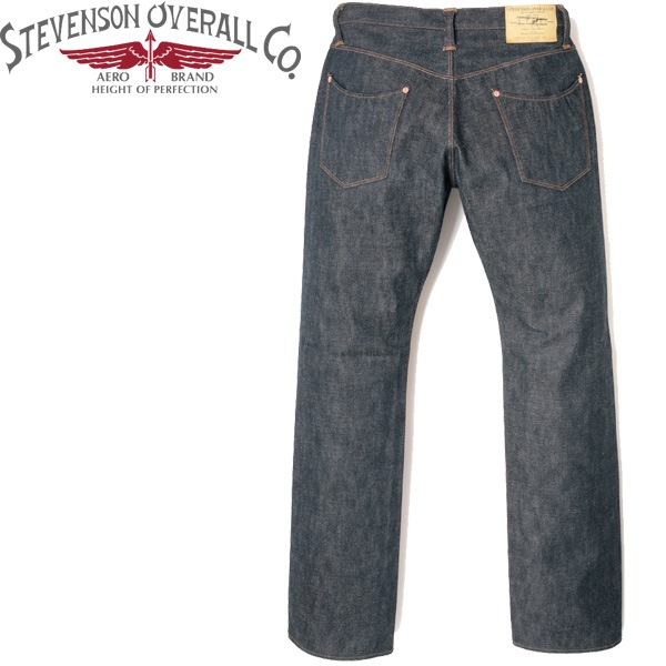 ��Stevenson Overall Co.�ʥ��ƥ����֥󥽥� �����С�������ˡ�San Francisco - 747 Rigid INDIGO DENIM ORIGINAL STRAIGHT LEG ����ǥ��� �ǥ˥� ���ȥ졼�� ������