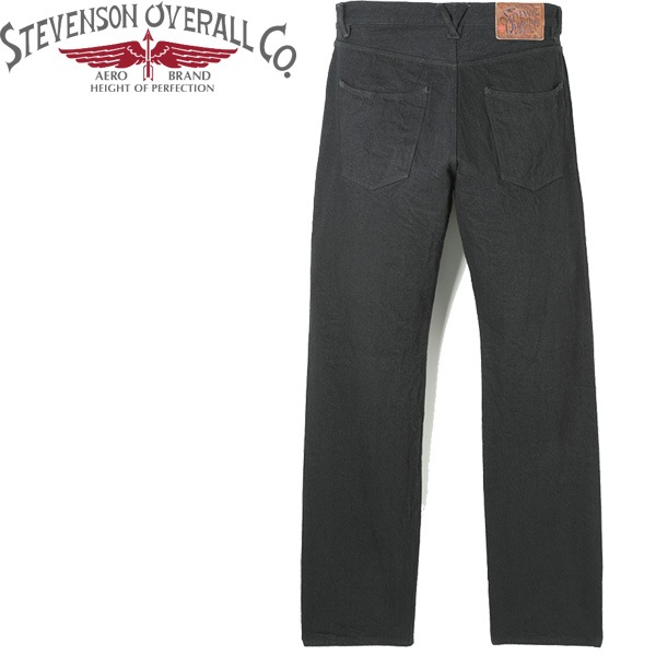��Stevenson Overall Co.�ʥ��ƥ����֥󥽥� �����С�������ˡ�Encinitas -150 One Wash BLACK DENIM ORIGINAL STRAIGHT LEG ����ǥ��� �ǥ˥� ���ȥ졼�� ������