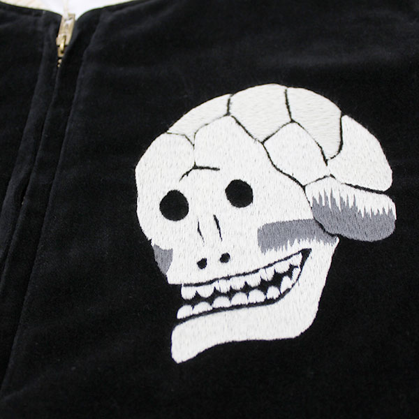 Dapper'sʥåѡˡBull The Dog Limited Edition Skull Bone Souvenir Jacket LOT1665 ܡ ٥˥㥱å ٥ 