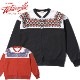��WHITESVILLE�ʥۥ磻�ĥӥ�ˡ� SNOW PATTERN ZIP SWEAT SHIRT MADE IN JAPAN ��ץꥫ VINTAGE ������ơ��� �����������å� ������ WV69267