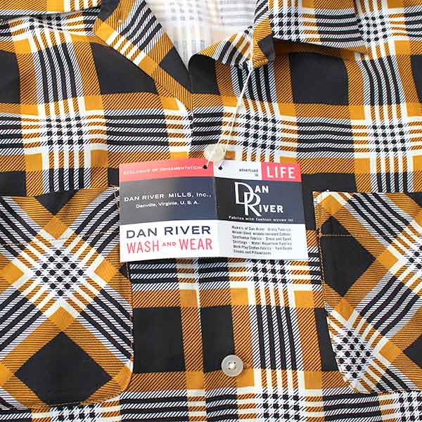 DAN RIVERʥСˡ RAYON BOX CHECK LS SHIRTS 졼Ĺµ