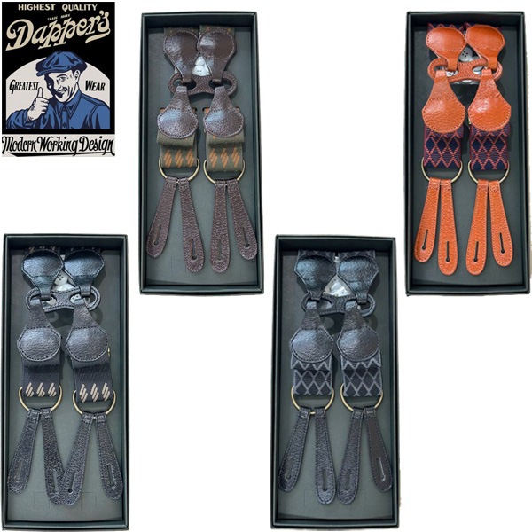 ��Dapper's�ʥ��åѡ����ˡ�Classical Suspenders by Gevaert LOT1829A ����å��å� �����ڥ���� ���С��ȼ�