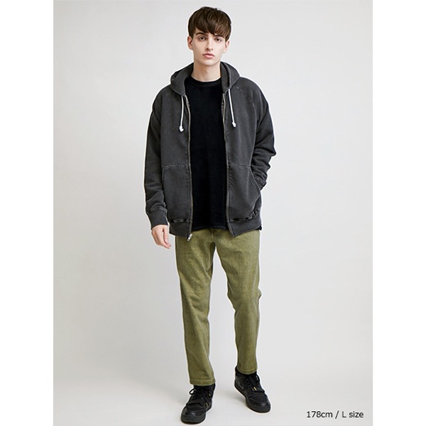 グッドオン　フルジッパーパーカー　ブラック グッドオン) Good On ジップ Tシャツ パーカー 薄手パーカー