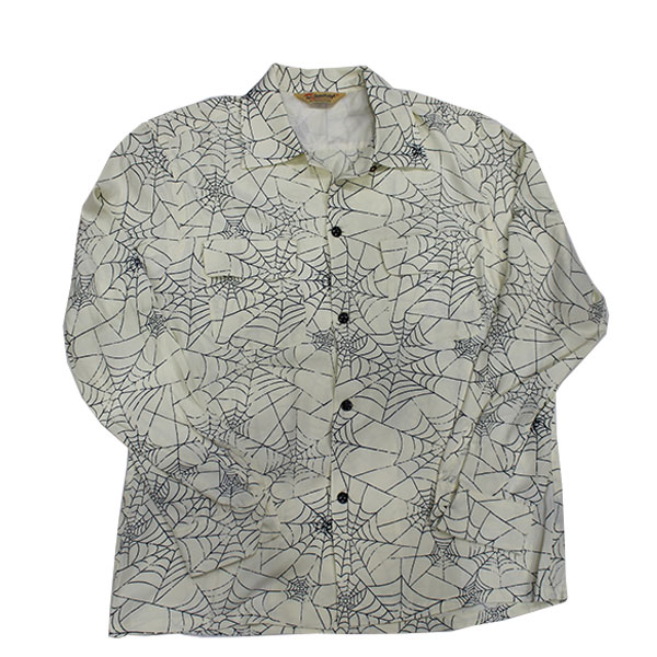 ��The GROOVIN HIGH�ʥ������롼������ϥ��ˡ�Spider Web 1950s Rayon L/S Shirt �������  �졼��󥷥�� �����ץ󥫥顼 TOWNCRAFT 250101 50s L/S Shirt / ���ѥ�����������