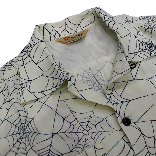 ��The GROOVIN HIGH�ʥ������롼������ϥ��ˡ�Spider Web 1950s Rayon L/S Shirt �������  �졼��󥷥�� �����ץ󥫥顼 TOWNCRAFT 250101 50s L/S Shirt / ���ѥ�����������