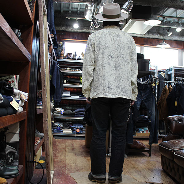 ��The GROOVIN HIGH�ʥ������롼������ϥ��ˡ�Spider Web 1950s Rayon L/S Shirt �������  �졼��󥷥�� �����ץ󥫥顼 TOWNCRAFT 250101 50s L/S Shirt / ���ѥ�����������