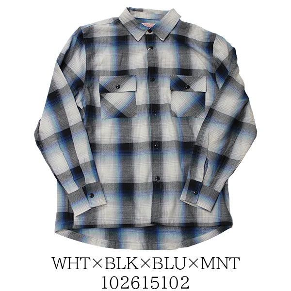 ��BIG MIKE�ʥӥå��ޥ����ˡ�Light Flannel L/S Shirts ����֥� ���åȥ� �����å� ����� �饤�� �ե��ͥ� �ͥ륷��� CHECK SHIRTS 102615100 102615102