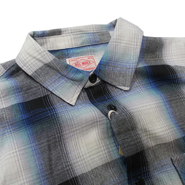 ��BIG MIKE�ʥӥå��ޥ����ˡ�Light Flannel L/S Shirts ����֥� ���åȥ� �����å� ����� �饤�� �ե��ͥ� �ͥ륷��� CHECK SHIRTS 102615100 102615102