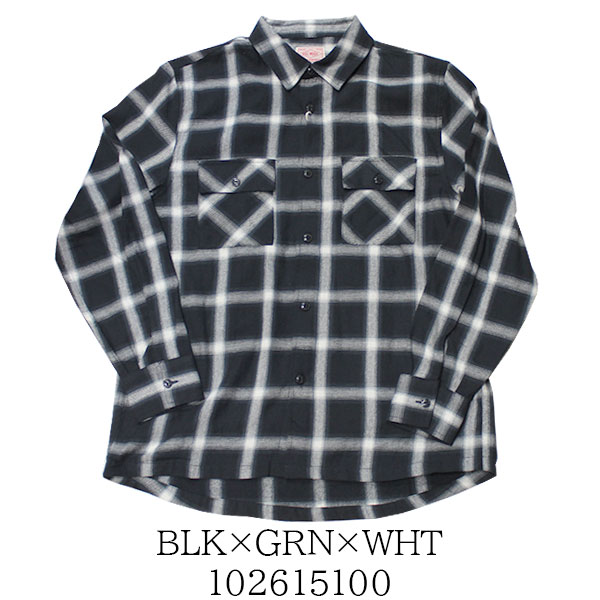 ��BIG MIKE�ʥӥå��ޥ����ˡ�Light Flannel L/S Shirts ����֥� ���åȥ� �����å� ����� �饤�� �ե��ͥ� �ͥ륷��� CHECK SHIRTS 102615100 102615102