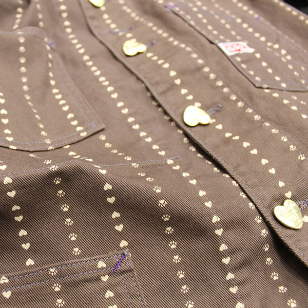 ��TCB JEANS�ʥƥ��������ӡ� �����󥺡��ˡ�Cathartt Chore Coat Brown Paw Stripe COVERALL ���С������� ���祢������