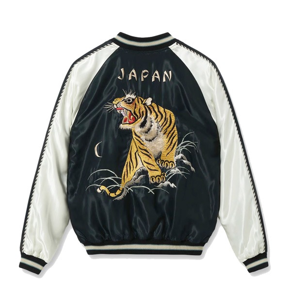 �ڥơ��顼���Ρʥơ��顼�ȥ��襦�ˡ�Lot No. TT15877-119 / Mid 1950s Style Acetate Souvenir Jacket ��ROARING TIGER�� �� ��BLACK DRAGON�� ��������� �����٥˥� ���㥱�å�