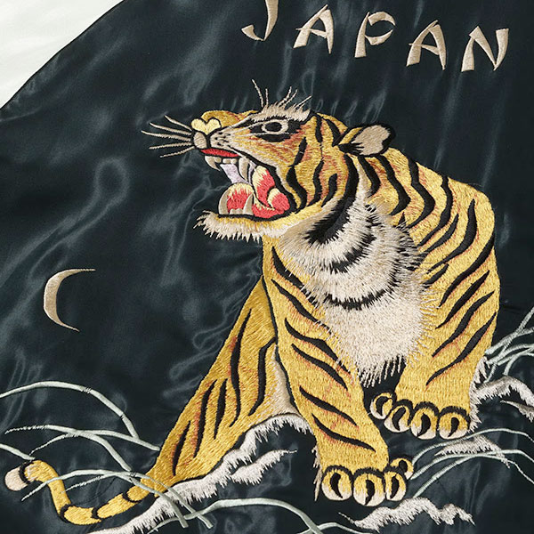 �ڥơ��顼���Ρʥơ��顼�ȥ��襦�ˡ�Lot No. TT15877-119 / Mid 1950s Style Acetate Souvenir Jacket ��ROARING TIGER�� �� ��BLACK DRAGON�� ��������� �����٥˥� ���㥱�å�