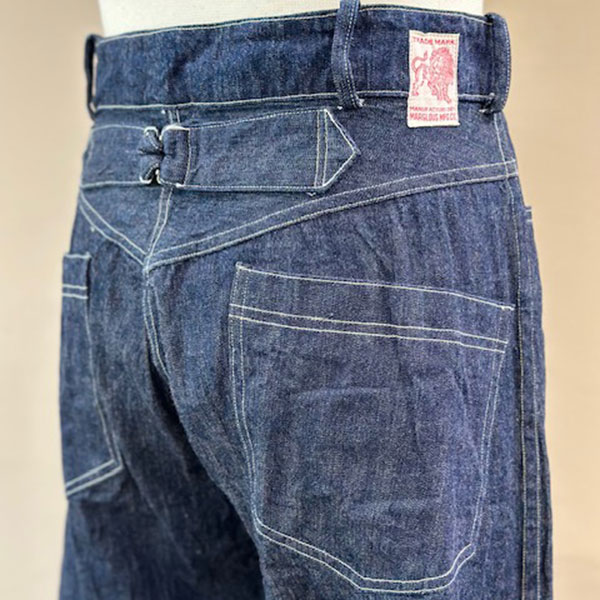 ��LION BRAND�ʥ饤����֥��ɡˡ�LION BRAND Denim Work Pants with Buckle Back LOT LION 02 Pants �ǥ˥����ѥ�� Dapper's ���åѡ���