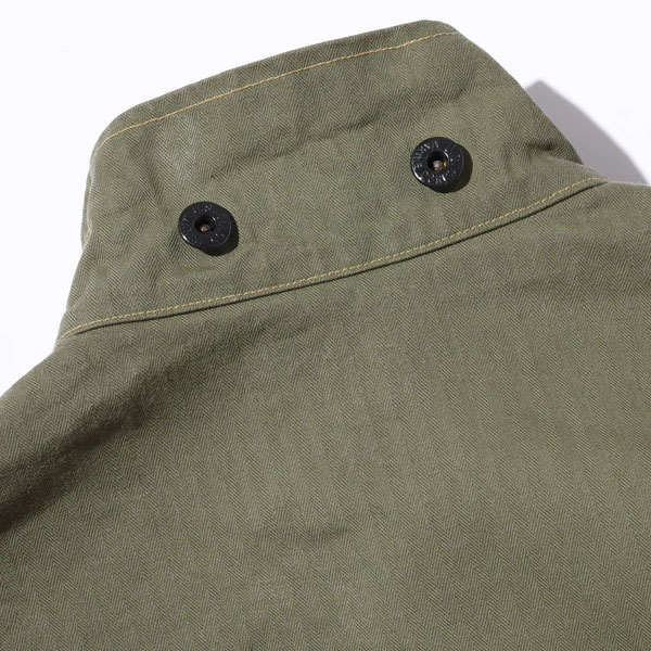 BUZZ RICKSON'SʥХꥯ󥺡ˡ U.S. MARINE CORPS M-1944 HERRINGBONE UTILITY JACKET إܡ С ߥ꥿꡼ 㥱å 