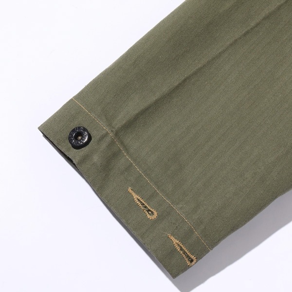 BUZZ RICKSON'SʥХꥯ󥺡ˡ U.S. MARINE CORPS M-1944 HERRINGBONE UTILITY JACKET إܡ С ߥ꥿꡼ 㥱å 