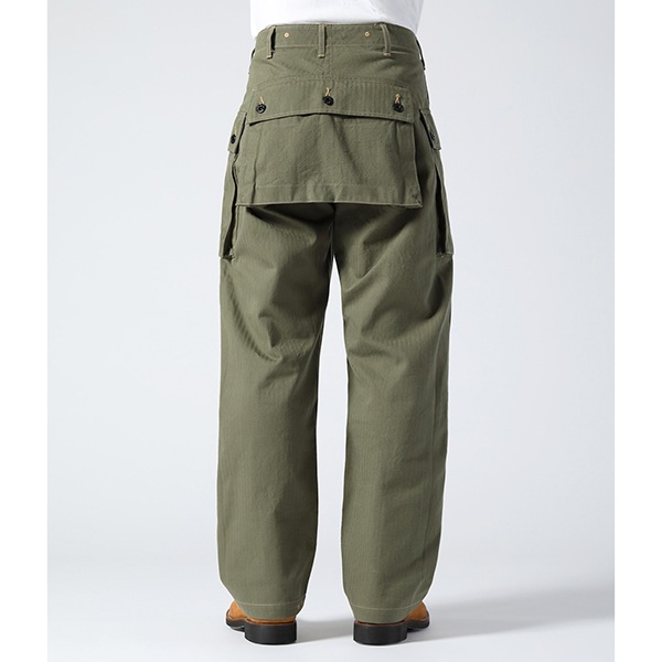 ��BUZZ RICKSON'S�ʥХ��ꥯ���󥺡ˡ� U.S. MARINE CORPS M-1944 HERRINGBONE PANTS SHORT LENGTH �ߥ꥿�꡼�ѥ�� �ե��ƥ������ѥ�� ���ѥ� BR42501