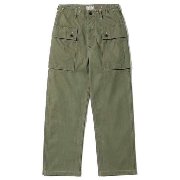 ��BUZZ RICKSON'S�ʥХ��ꥯ���󥺡ˡ� U.S. MARINE CORPS M-1944 HERRINGBONE PANTS SHORT LENGTH �ߥ꥿�꡼�ѥ�� �ե��ƥ������ѥ�� ���ѥ� BR42501