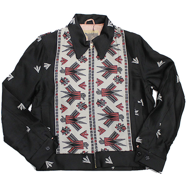 ��The GROOVIN HIGH�ʥ������롼������ϥ��ˡ�#260407 Vintage 1950s Style Gabardine Drizzler Jacket Thunderbird�ʥ�������С��ɡ� �����󥰥ȥå�  ����Х���� VINTAGE ������ơ��� �إ饯�쥹���㥱�å�