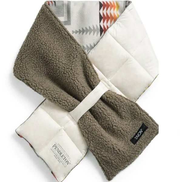 ��PENDLETON x TAION�� �ڥ�ɥ�ȥ� �� ��������ˡ�REVERSIBLE  DOWN MUFFLER ��С����֥� ������ޥե顼