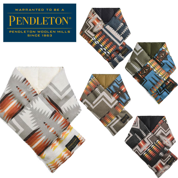 ��PENDLETON x TAION�� �ڥ�ɥ�ȥ� �� ��������ˡ�REVERSIBLE  DOWN MUFFLER ��С����֥� ������ޥե顼