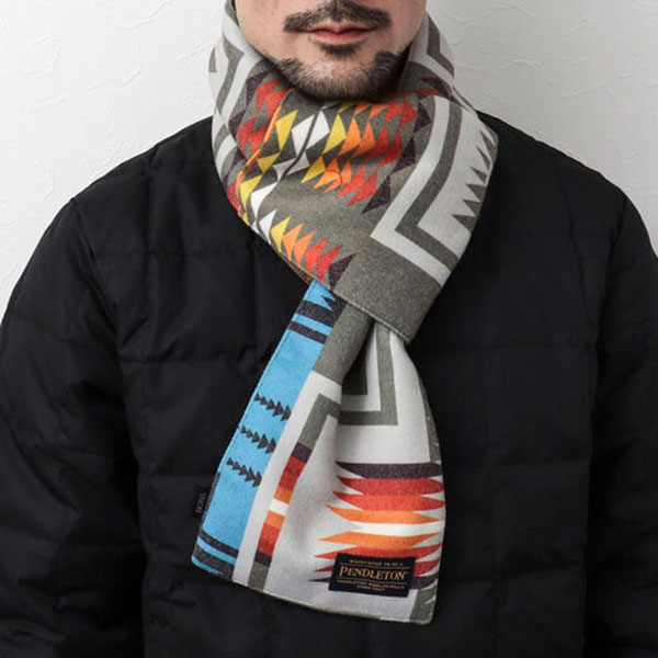��PENDLETON x TAION�� �ڥ�ɥ�ȥ� �� ��������ˡ�REVERSIBLE  DOWN MUFFLER ��С����֥� ������ޥե顼