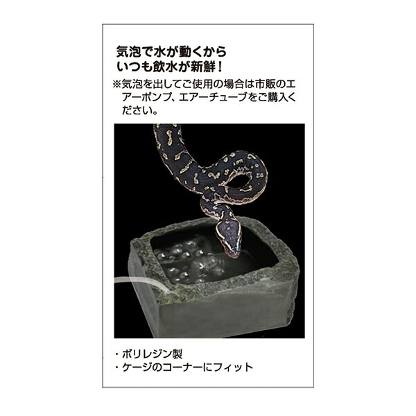 バブルディッシュ L RP-318 ビバリア 爬虫類 両生類 エサ入れ 水入れ