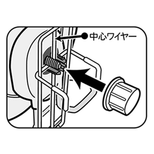 ルーミィ60専用 ワイヤーホイールジョイント U27 SANKO(三晃