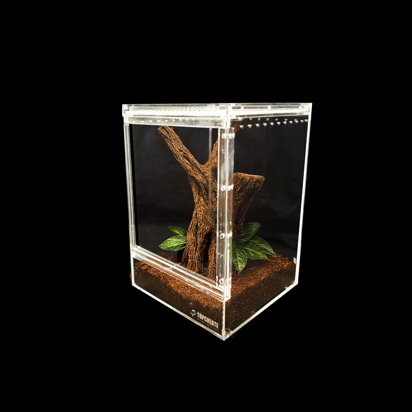 匿名　爬虫類ケージ Amazon | トップテラ 爬虫類飼育ケージ TOP-60×45×45 | トップ