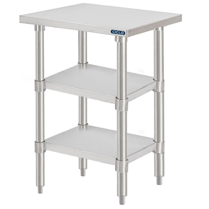 日本製 業務用 ステンレス 作業台 3段タイプ 調理台 W60×H80×D60cm ステンレス調理台 業務用キッチン 調理作業台 厨房作業台 作業テーブル 業務用作業台 業務用ステンレス作業台 キッチン作業台 kot3ba-6060