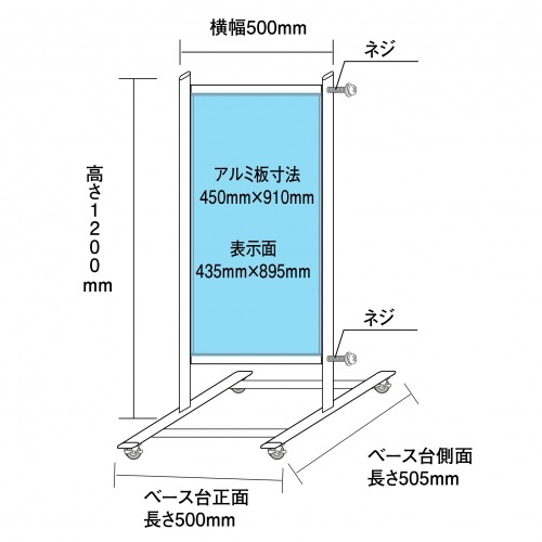 看板 店舗用看板 スタンドサイン 屋外使用可能 両面表示