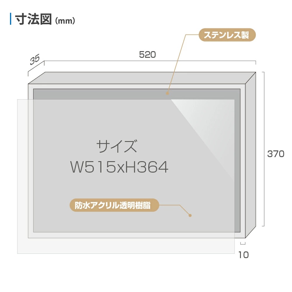 一級建築士事務所看板 選べる3フレーム+ステンレス板5タイプ 事務所登録票  l1035-jms