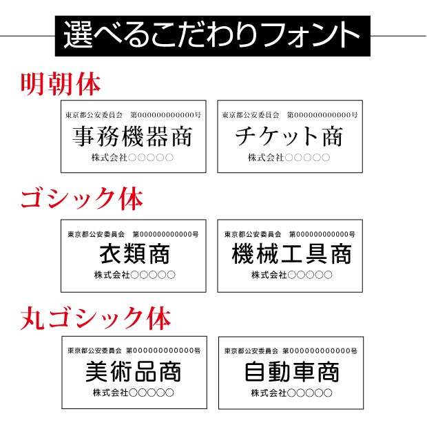 古物商 許可証 アクリル製 古物商プレート160×80mm(紺色)（壁掛け用穴ありタイプ）/許可証 看板 警視庁公安委員会指定 古物商許可証 curio-navy-hole