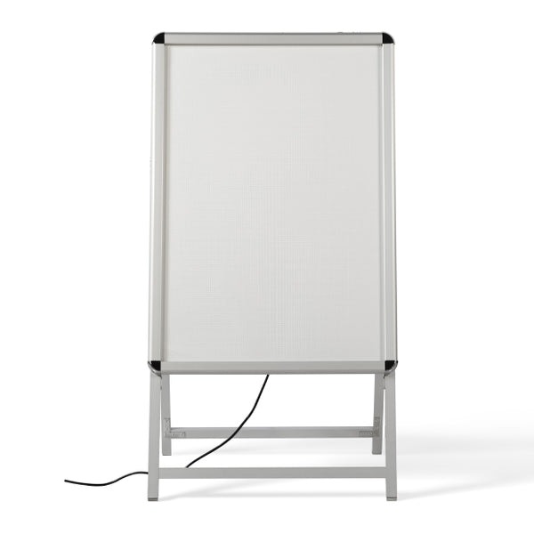 【送料無料】看板　ポスター用 A型看板 LED A1(片面) 黒シリーズ　W658*H1225　ALP-A1S-BK【法人名義:代引可】