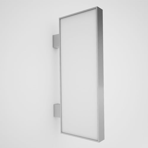 看板　電飾袖看板　突き出しサイン　角アルミ　突き出し看板　W450mm×H1200mm　SD190-450-1200