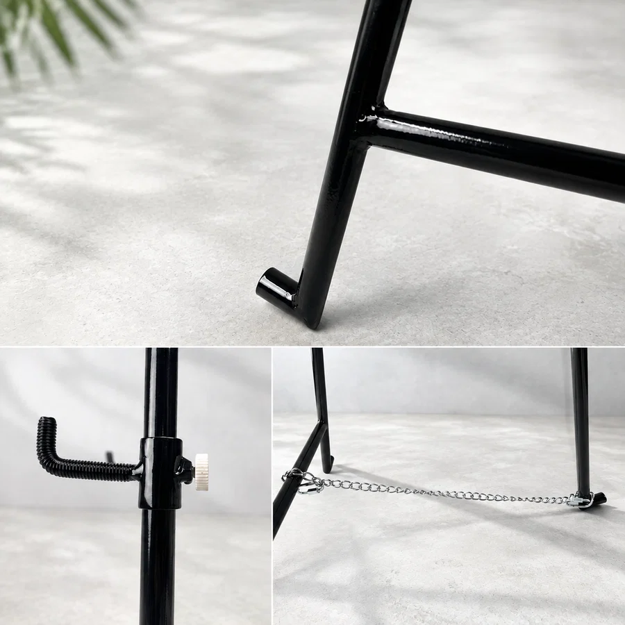 日本製 屋内用 折り畳み型 スチール製イーゼルスタンド看板H930mm OKINA-SEZ-930