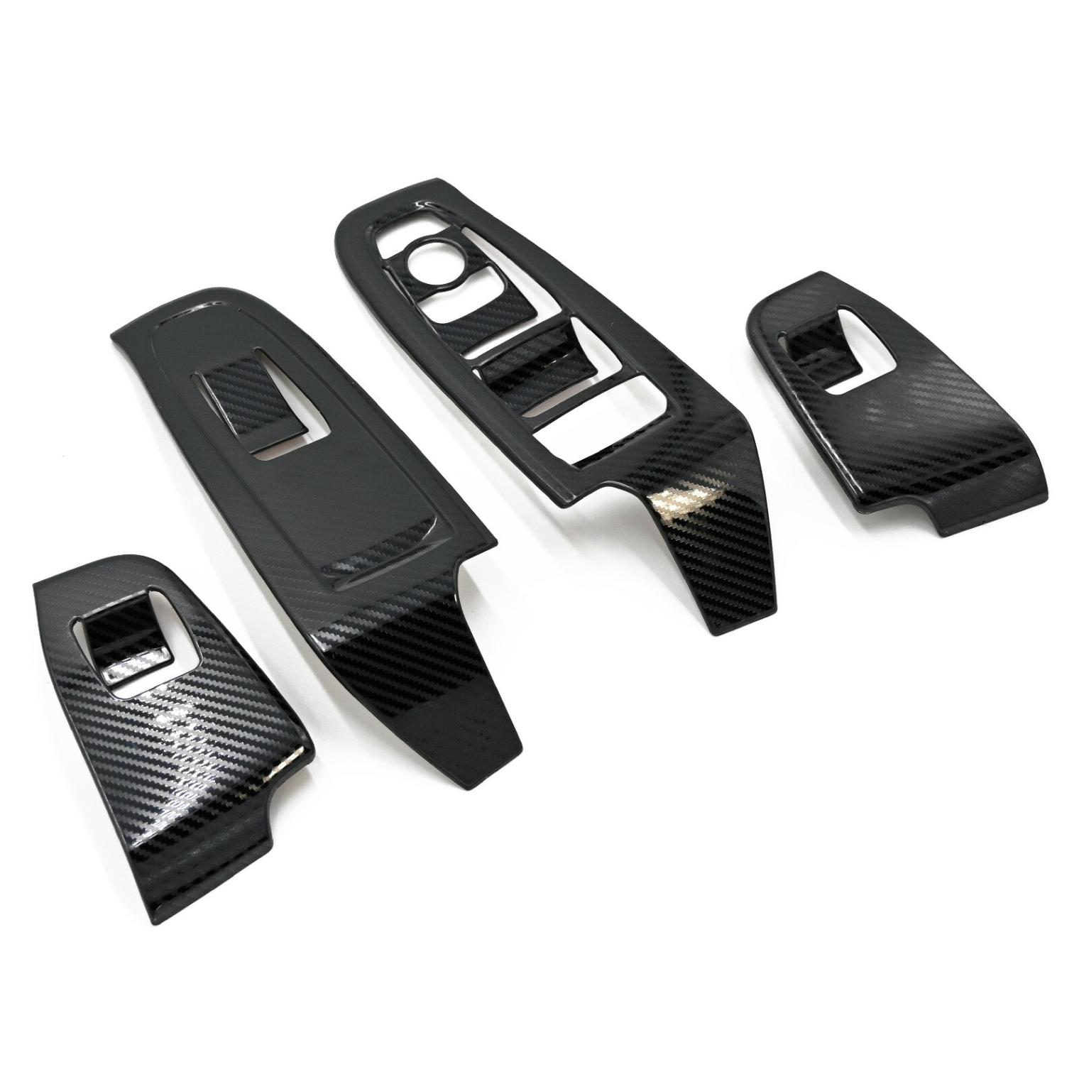 スバル純正 フォレスター  パワーウインドウスイッチパネル　カーボン調4点セット スバル純正 フォレスター パワーウインドウスイッチパネル