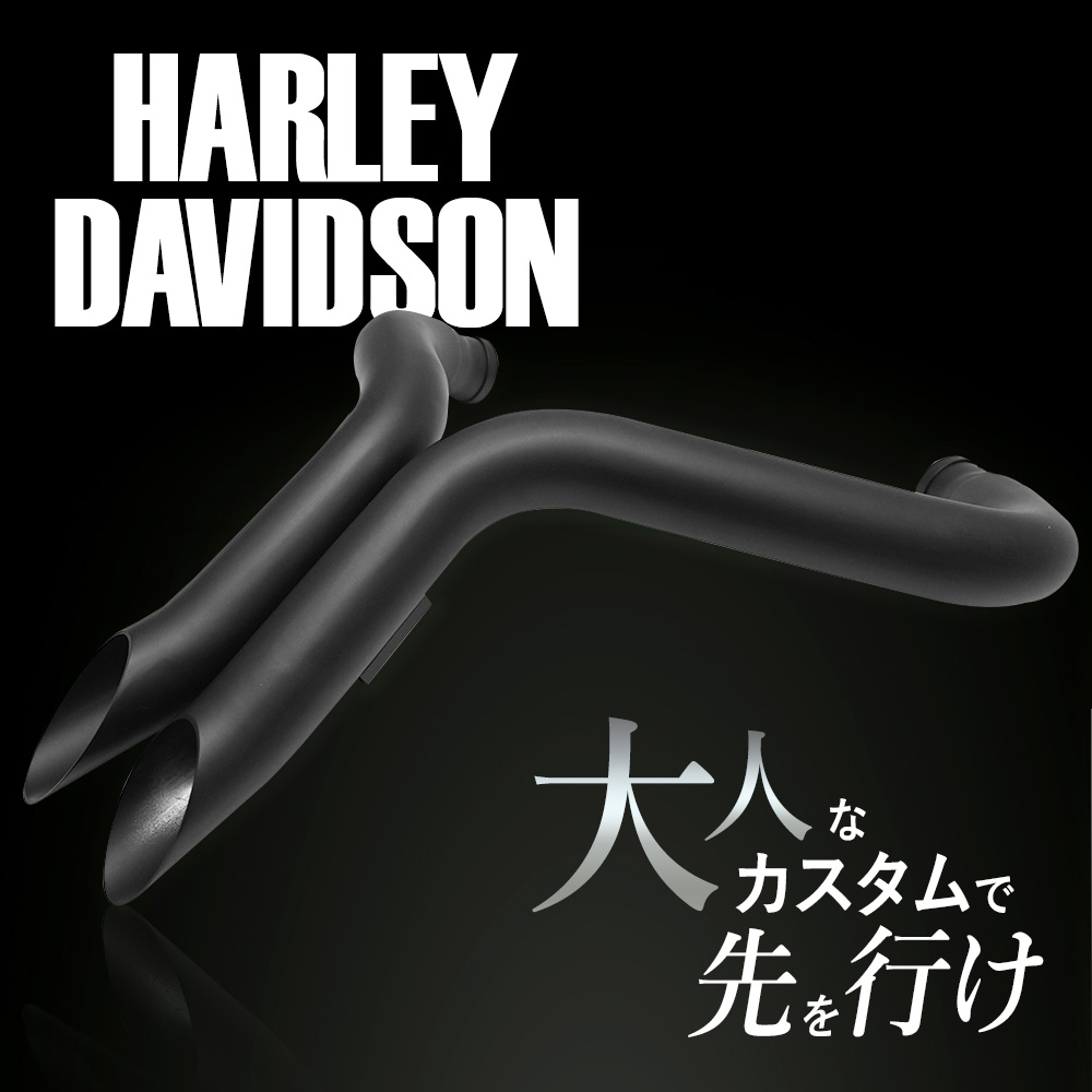 Yパイプマフラー(ハーレーダビットソンスポーツスター)