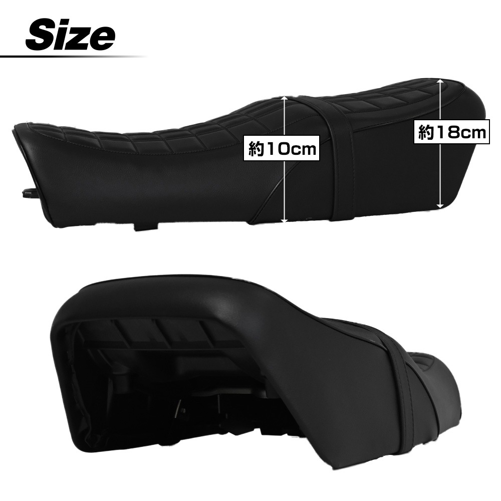 【送料無料】ゼファー400 オオカワ製 ラクダ　三段シート　45cm 送料無料】ゼファー400 オオカワ製 ラクダ 三段シート 45cm