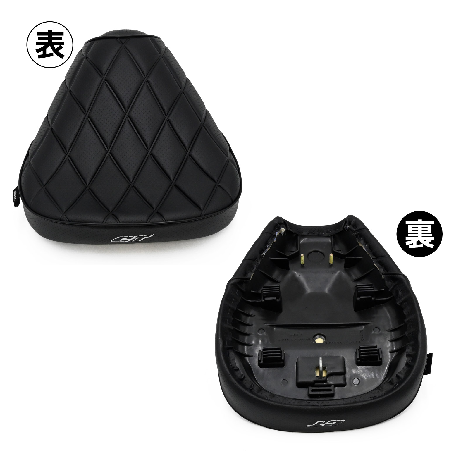 GN125 社外シングルシート ダイヤモンドキルティング