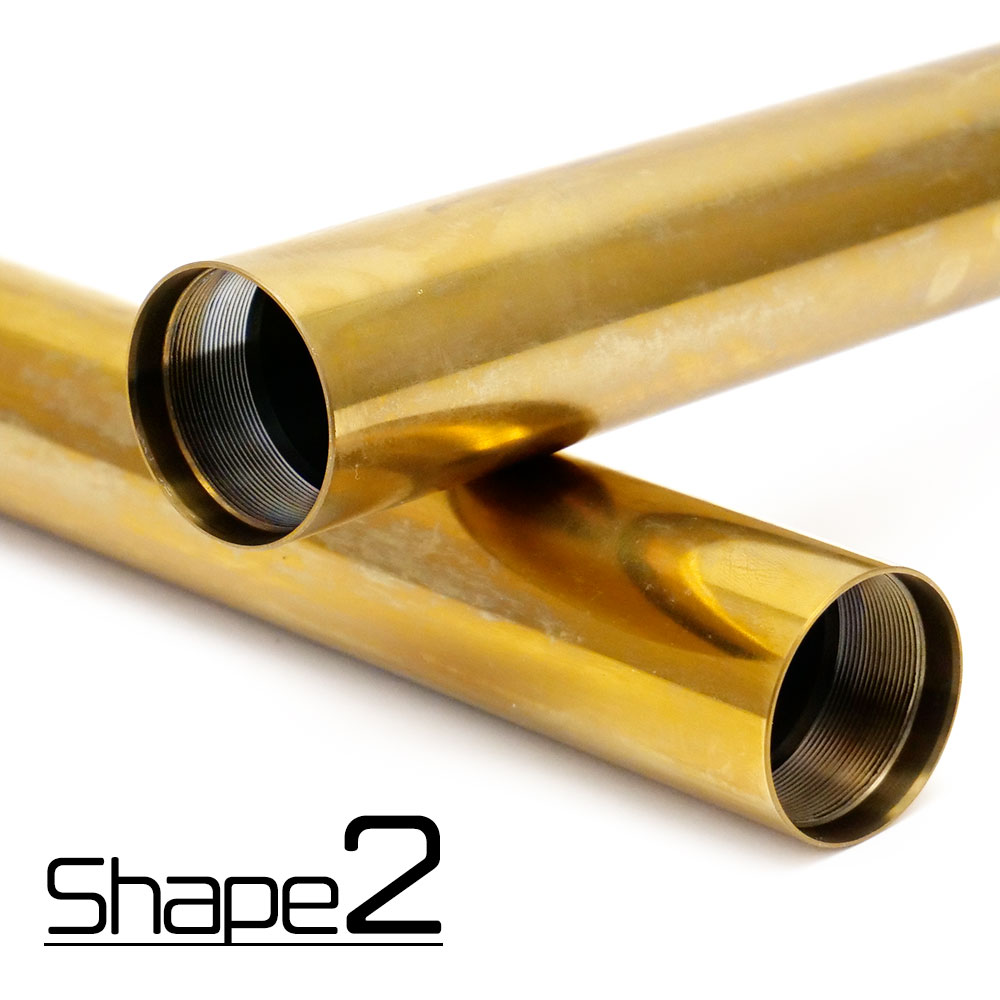 SR400 フォークジョイント15㌢　純正インナーチューブ　2本セット SR400 フォークジョイント15㌢ 純正インナーチューブ 2本セット