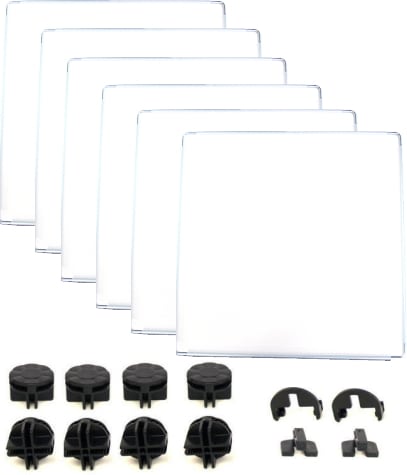 ラックオンラック　プレートセット(プレート×6　ジョイント×8　扉パーツ×2)